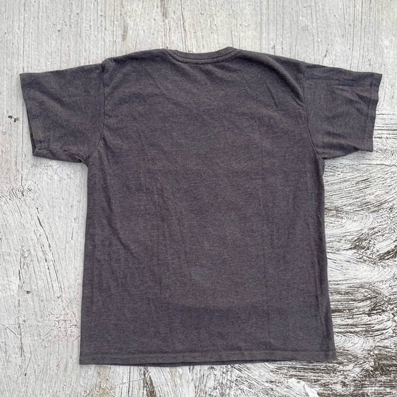 Nirvana Band T Shirt Adult Small Charcoal Gray Rainbow Smiley Face Kurt Cobain - Picture 4 of 5